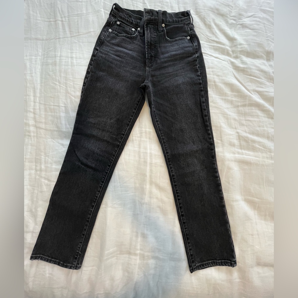 Madewell Perfect Vintage Jean in Black Size 25